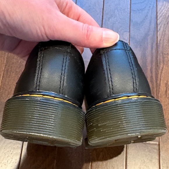 Dr. Martens Kids Size 2 Black Leather Mary Jane Shoes Buckle Strap for Uniform - Picture 5 of 9